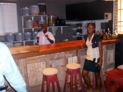 The Kleren bar at Kenscoff Haiti